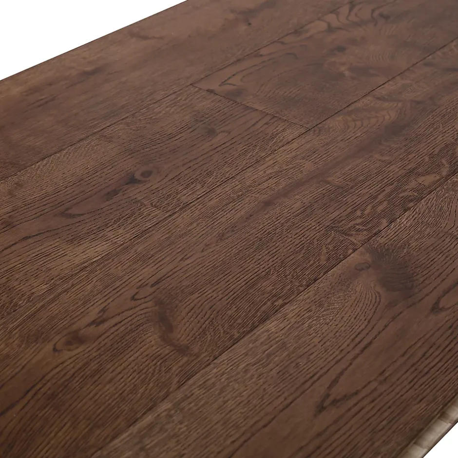 Parquet contrecollé clipsable Skara XL en chêne verni rustique-GoodHome Best