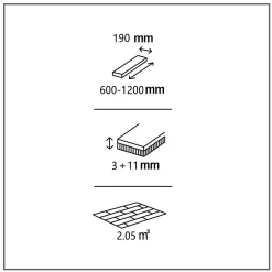 Parquet contrecollé clipsable Skara XL en chêne verni rustique-GoodHome Best