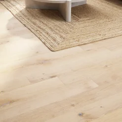 GoodHome Parquet contrecollé clipsable Belve M en chêne verni blanc