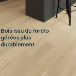 Parquet contrecollé clipsable Lulea L en chêne huilé naturel compatible pièces humides-GoodHome Online