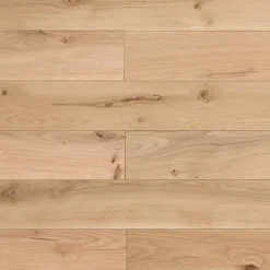 GoodHome Parquet contrecollé clipsable Padillac L 119cm en chêne français verni naturel