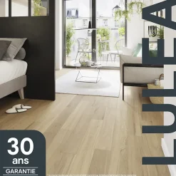 GoodHome Parquet contrecollé clipsable Lulea M en chêne huilé naturel