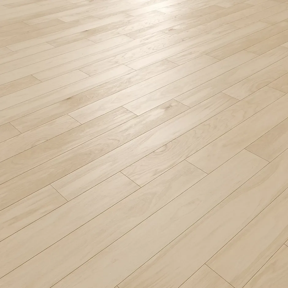 GoodHome Parquet contrecollé clipsable beige chaud mat l.13 x L.109,2cm x ép. 14mm , Lulea