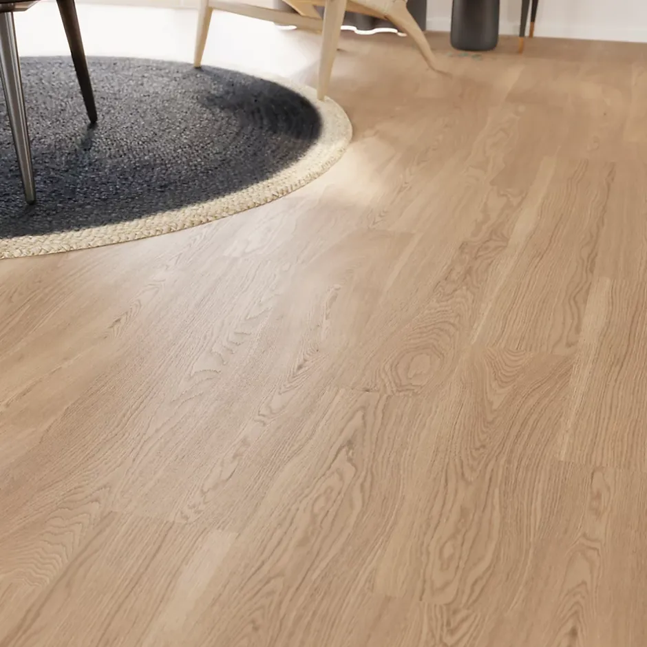 Parquet contrecollé clipsable Lulea XL en chêne huilé naturel-GoodHome Best