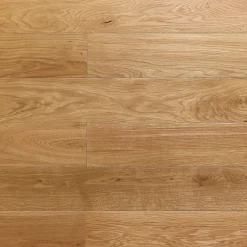 GoodHome Parquet contrecollé clipsable Visby L en chêne huilé blond compatible pièces humides