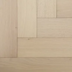 GoodHome Parquet contrecollé clipsable Lulea bâtons rompus en chêne huilé coloris naturel