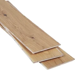 Parquet contrecollé clipsable Visby M en chêne huilé blond-GoodHome Best