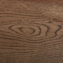 GoodHome Parquet massif à clipser Skara M en chêne huilé brun