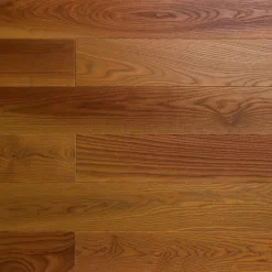 Parquet massif à coller Dryby M en frêne huilé brun compatible pièces humides-GoodHome Online