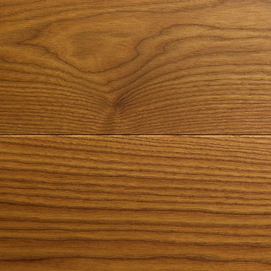 Parquet massif à coller Dryby M en frêne huilé brun compatible pièces humides-GoodHome Online