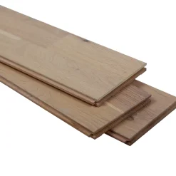 Parquet massif à coller Hardon M en chêne verni coloris naturel-