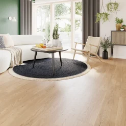 Parquet massif à coller Lulea XL en chêne huilé naturel-GoodHome Best