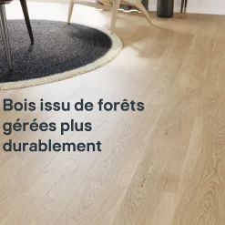 Parquet massif à coller Lulea XL en chêne huilé naturel-GoodHome Best