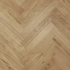 Parquet massif à coller Lulea bâtons rompus en chêne huilé naturel-GoodHome