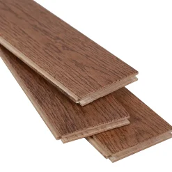 Parquet massif à coller Skara S en chêne verni brun-GoodHome Best