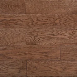 Parquet massif à coller Skara S en chêne verni brun-GoodHome Best