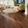 Parquet massif à coller Skara L en chêne verni brun-GoodHome Sale