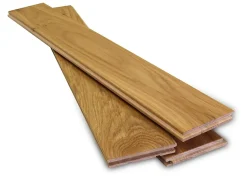 GoodHome Parquet massif à coller Visby bâtons rompus en chêne huilé blond