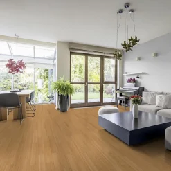 Woodbord Parquet Massif Bambou Vertical Verni Ambre - 15x96x960mm - 2,489 m²