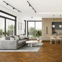 Parquet Massif Bois de Merbau Verni Baton Rompu - 15x90x540mm - 0,583 m²-Woodbord Clearance