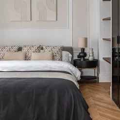 Dileci Parquet massif chêne français, Point de Hongrie / Chevron 600x120x15 mm, Teinte Bois Naturel -