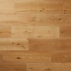 GoodHome Parquet massif clipsable Ystad L en chêne huilé blond