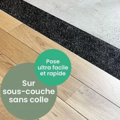 Parquet Naofloor Chêne Massif Verni Naturel l. 11,5cm - Ep. 13mm - Fabrication Française - Choix Premier Bis-Deschaumes Clearance