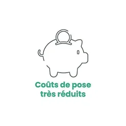 Deschaumes Parquet Naofloor Chêne Massif Verni Naturel l. 11,5cm - Ep. 13mm - Fabrication Française - Choix Authentique