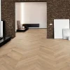 Parquet Point de Hongrie Chêne contrecollé verni brossé Rustique Invisible Glasgow 125x15X780mm - 4mm de couche d'usure-Premibel Parquet Discount
