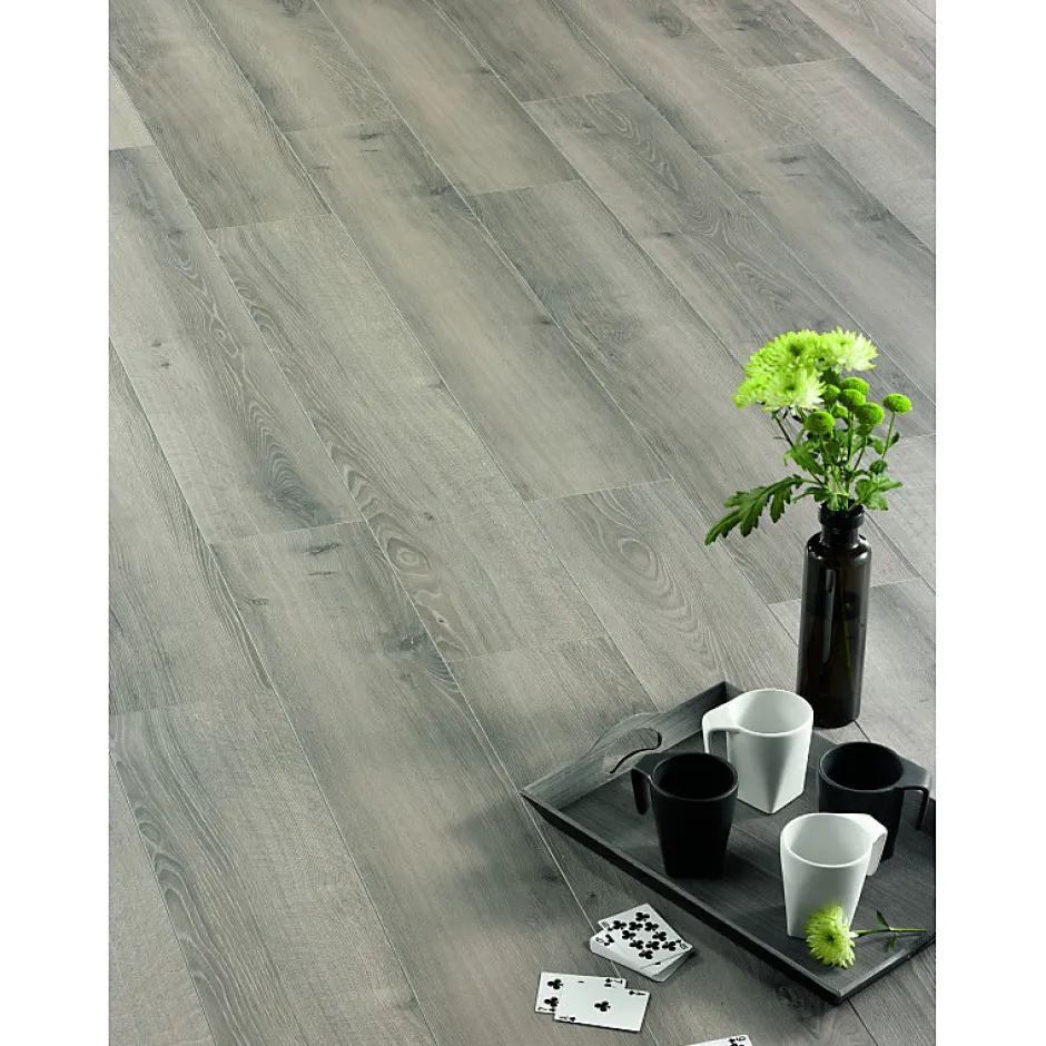 Parquet stratifié 8 mm GRIS BUILDING - OSMOZE-Eiffel art construction Sale