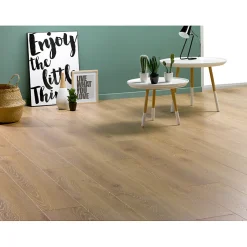 Eiffel art construction Parquet stratifié 12 mm RAFIA SOLID PLUS