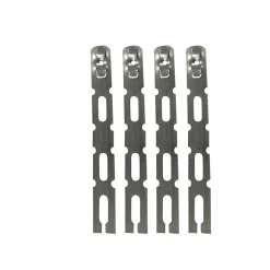 Acbat Pattes de fixation pour fenêtre et porte fenêtre pvc (lot de 4)