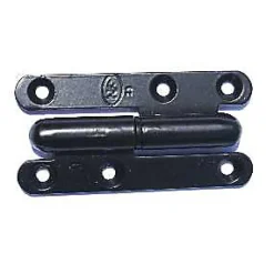 Paumelle noire ronde Afbat 110 x 55 mm droite-QCL Best