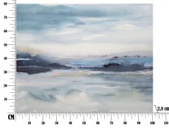 Mauro Ferretti Peinture sur toile abstraite multicolore cm 100x2,8x80