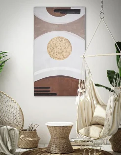 Mauro Ferretti Peinture sur toile abstraite multicolore cm 180x4,8x100