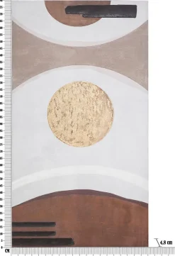 Mauro Ferretti Peinture sur toile abstraite multicolore cm 180x4,8x100