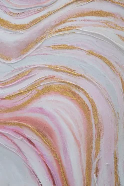 Mauro Ferretti Peinture sur toile abstraite multicolore cm 60x2,7x90