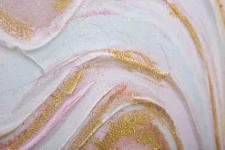 Mauro Ferretti Peinture sur toile abstraite multicolore cm 60x2,7x90