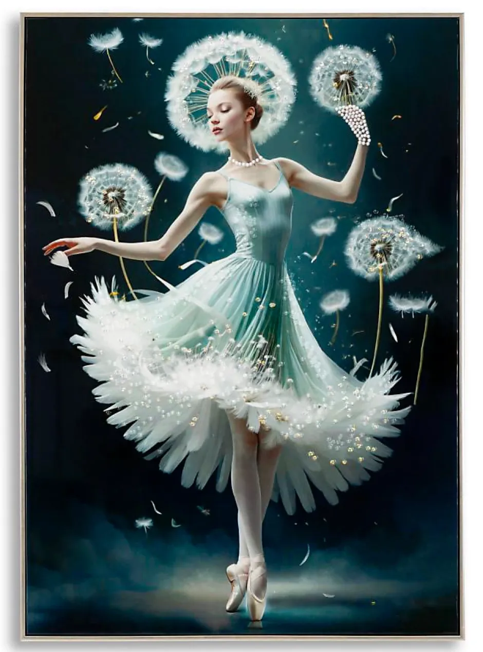 Mauro Ferretti Peinture sur toile laquée avec cadre 72x4x102 cm