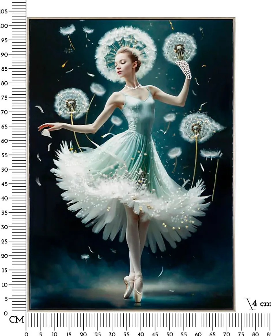 Mauro Ferretti Peinture sur toile laquée avec cadre 72x4x102 cm