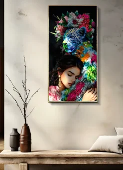 Mauro Ferretti Peinture sur toile laquée avec cadre 52x4x102 cm