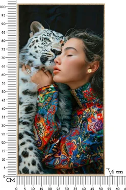 Peinture sur toile laquée avec cadre 52x4x102 cm-Mauro Ferretti Clearance