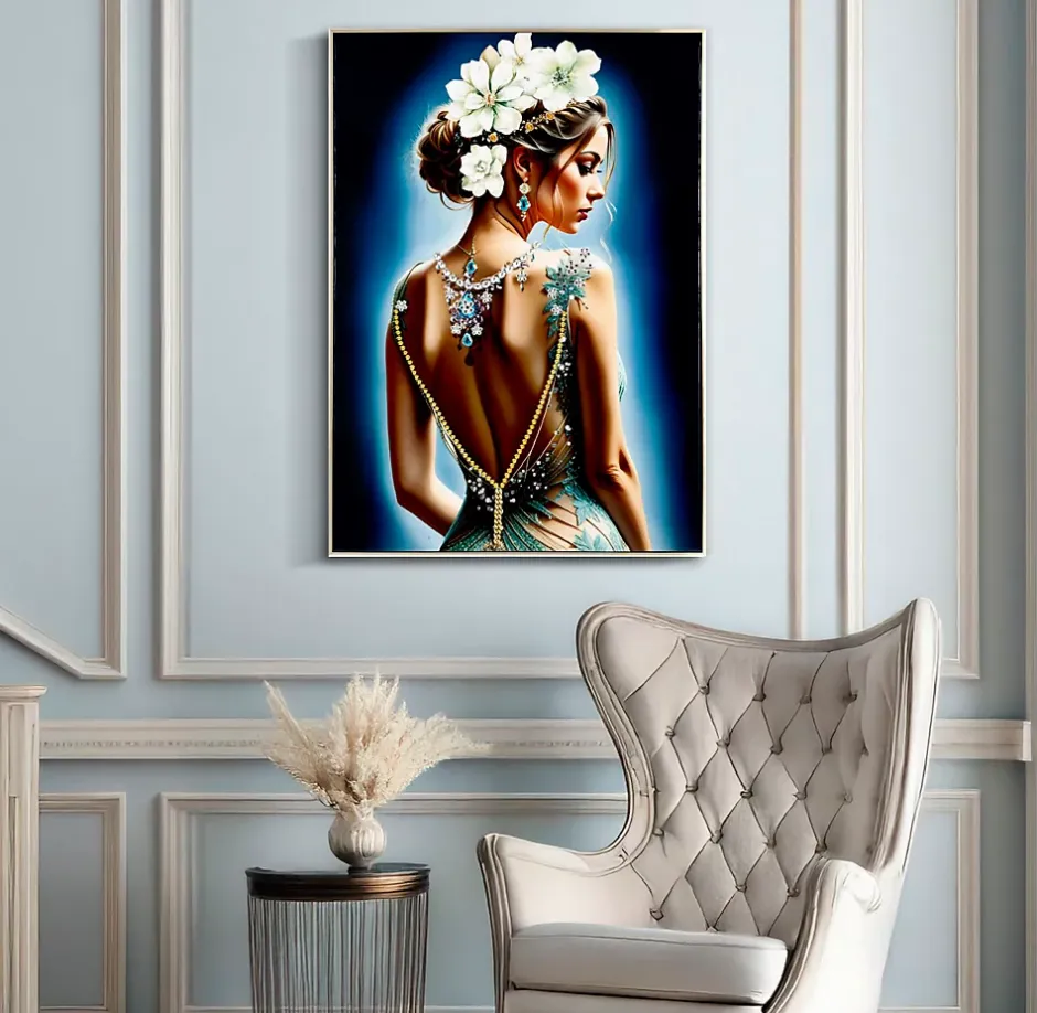 Mauro Ferretti Peinture sur toile laquée avec cadre 72x4x102 cm