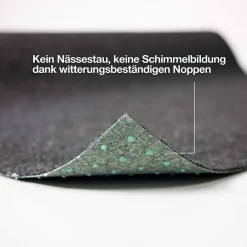 Floordirekt Pelouse synthétique Farbwunder Pro Noir 133 x 600 cm