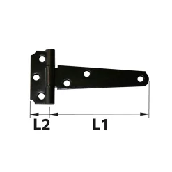 Afbat - Tb Industrie Sas Penture légère ép.1,5 L.125 mm noir Afbat