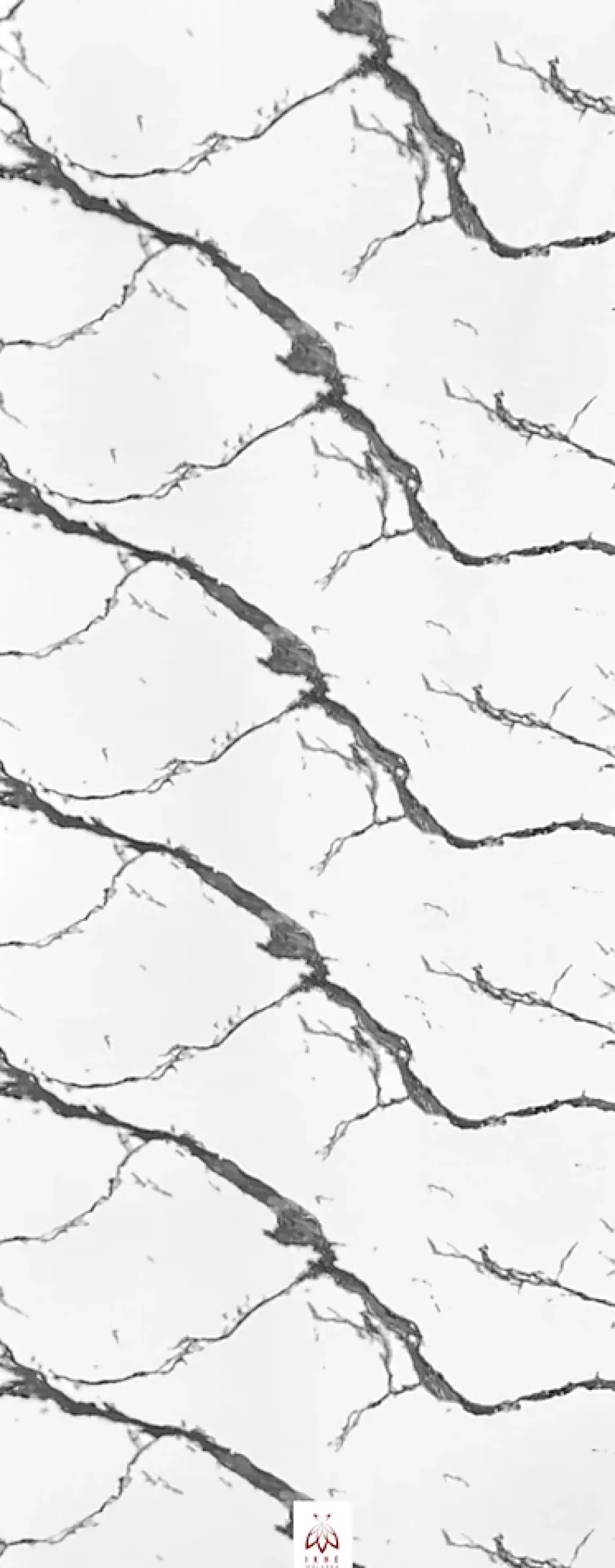 Ikhemalarka PET - PVC Film autocollant panneaux muraux 3D imitation marbre revetement en rouleau 60x300 cm decor aspect marbre (YP-117)