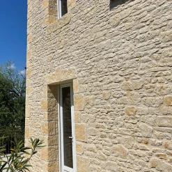 Ro'Ma Nature Pierre de parement extérieur Province ton doré (lot de 1,32 m²) -