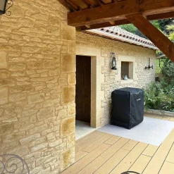 Ro'Ma Nature Pierre de parement extérieur Province ton cannelle (lot de 1,32 m²) -