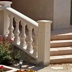 PILIER BETON 106 cm - A l'unité - Dimensions : L 106 x l 24 cm -Série B72 -Claustras - Balustres plates-Prensimac