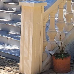 PILIER BETON 106 cm - A l'unité - Dimensions : L 106 x l 24 cm -Série B72 -Claustras - Balustres plates-Prensimac